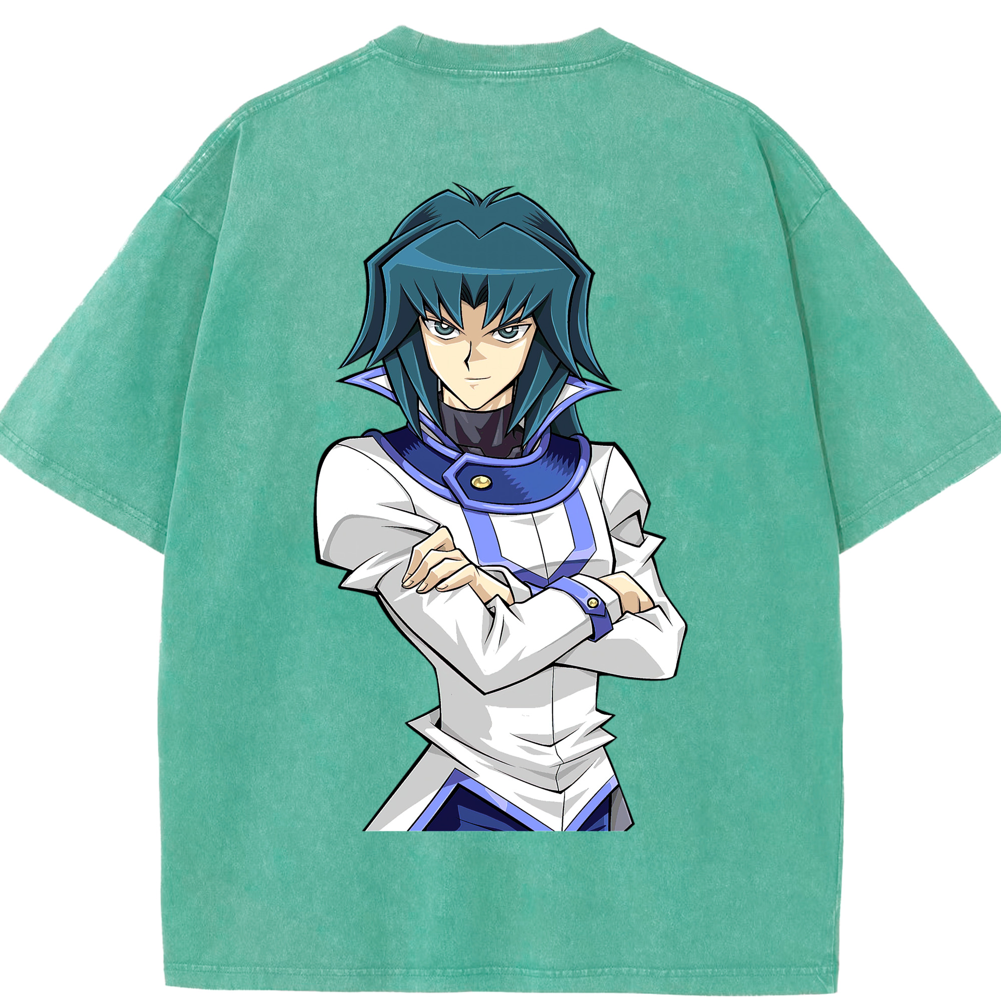 （画像用） 遊☆戯☆王 Yu-Gi-Oh! 綿100% ヴィンテージ風 半袖Tシャツ（背面プリント）